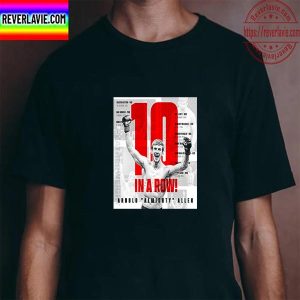 Arnold Almighty Allen 10 In A Row UFC Vegas 63 Unisex T-Shirt