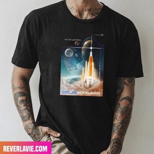 Artemis Program Explore Moon to Mars The Next Giant Leap Premium T-Shirt