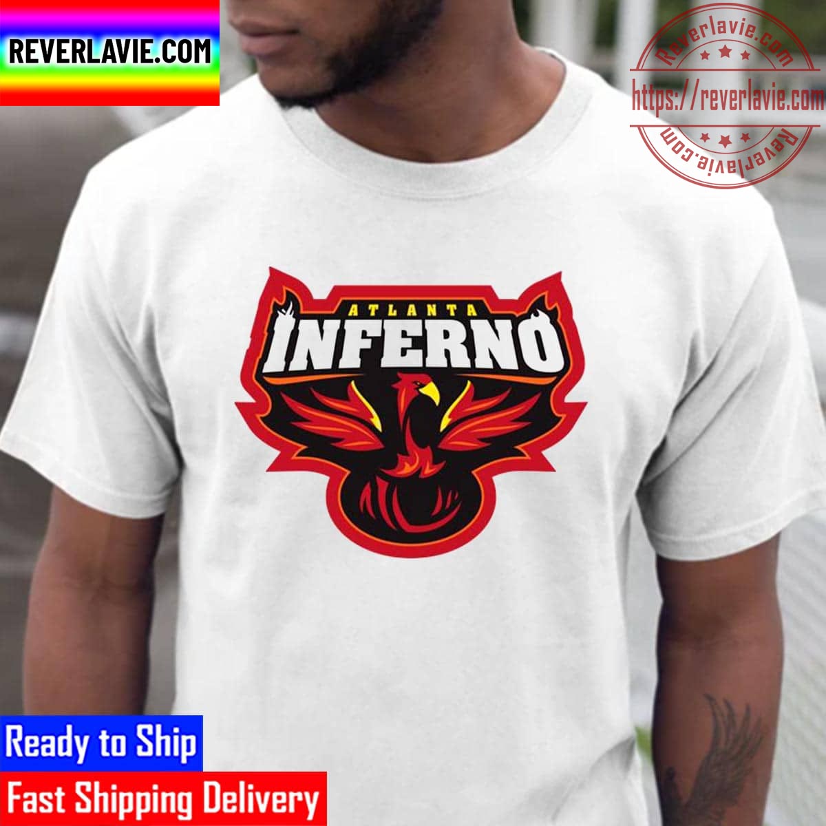 Atlanta Inferno Simulation Hockey League Unisex T-Shirt Atlanta Inferno Simulation Hockey League Unisex T-Shirt
