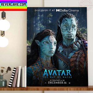 Avatar The Way Of Water Dolby Cinema Official Poster Home Decor Poster Canvas