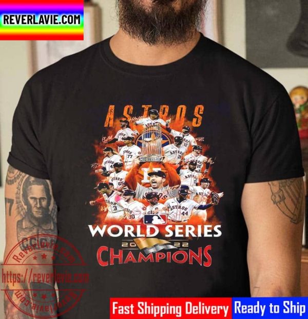Baseball Team Houston Astros World Series Champions 2022 Unisex T-Shirt