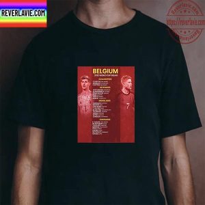 Belgium 2022 FIFA World Cup Squad Unisex T-Shirt