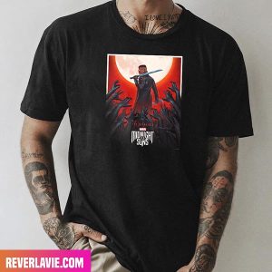 Blade aka The Day Walker Marvel Midnight Suns Style T-Shirt