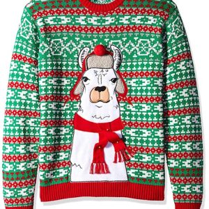 Blizzard Bay Men Llama Ugly Christmas Sweater