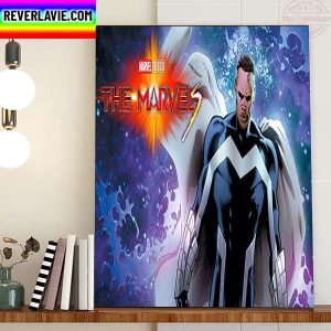 Blue Marvel In The Marvels Of Marvel Studios Home Decor Poster Canvas