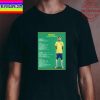 Brazil 2022 FIFA World Cup Squad Unisex T-Shirt