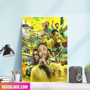 Brazil Team Their FIFA World Cup Journey Is About To Begin 2022 Poster