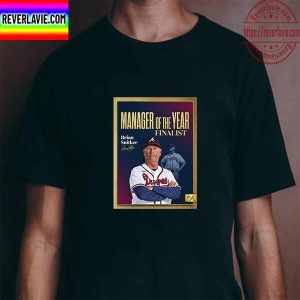 Brian Snitker NL Manager Of The Year Finalist Atlanta Braves MLB Unisex T-Shirt