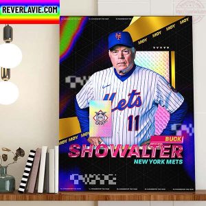Buck Showalter Is 2022 NL Manager Of The Year New York Mets Home Decor Poster Canvas