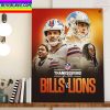 Dallas Cowboys Vs New York Giants NFL On Madden Thanksgiving Home Decor Poster Canvas