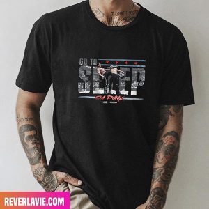 CM Punk – Go To Sleep – AEW x Clotheslined Apparel Premium T-Shirt
