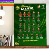 Cameroon 2022 FIFA World Cup Squad Home Decor Poster Canvas