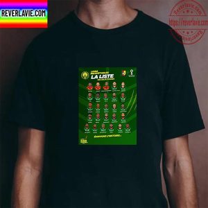 Cameroon 2022 FIFA World Cup Squad Unisex T-Shirt