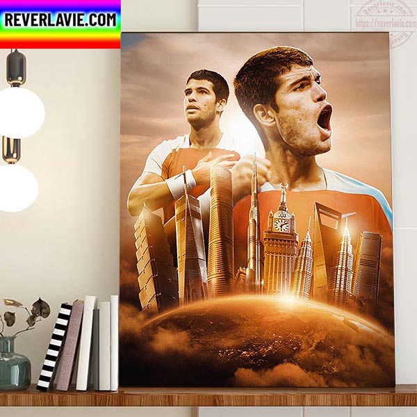 Carlos Alcaraz Is The 2022 Year End No 1 Home Decor Poster Canvas Carlos Alcaraz Is The 2022 Year End No 1 Home Decor Poster Canvas