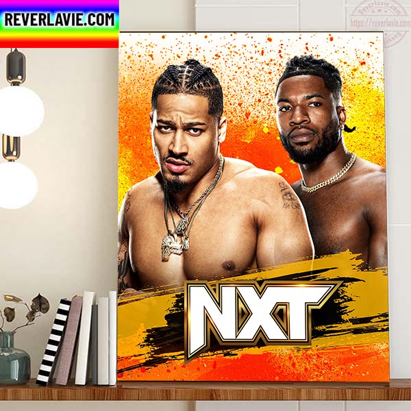 Carmelo Hayes Vs Trick Williams On WWE NXT Home Decor Poster Canvas Carmelo Hayes Vs Trick Williams On WWE NXT Home Decor Poster Canvas