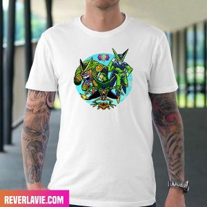 Cell Villian Dragon Ball Z Character Designer Animated Style T-Shirt