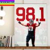 Chris Lindstrom PFF Grade Over Last 2 Weeks Home Decor Poster Canvas