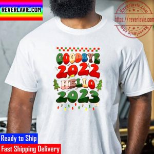 Christmas Vintage Goodbye 2022 Hello 2023 Party Unisex T-Shirt