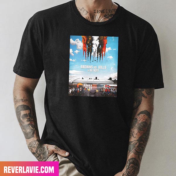 Cleveland Browns vs Buffalo Bills No Matter The Battleground These Fanbases Show Up Style T-Shirt Cleveland Browns vs Buffalo Bills No Matter The Battleground These Fanbases Show Up Style T-Shirt