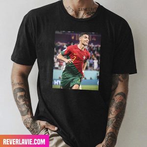 Cristiano Ronaldo Portugal Team FIFA World Cup 2022 History Maker Style T-Shirt