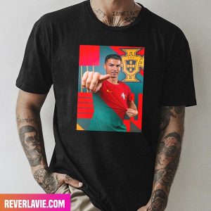 Cristiano Ronaldo Portugal Team FIFA World Cup Style T-Shirt