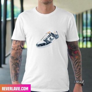 Custom Dunk Lows Constructed With Louis Vuitton Materials Style T-Shirt