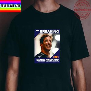 Daniel Ricciardo Joins Oracle Red Bull Racing As Third Driver 2023 Unisex T-Shirt