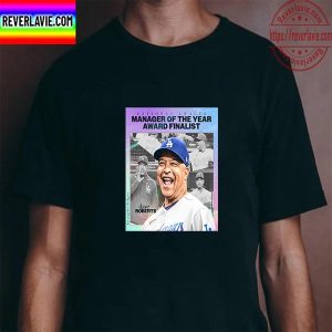 Dave Roberts NL Manager Of The Year Finalist Los Angeles Dodgers MLB Unisex T-Shirt