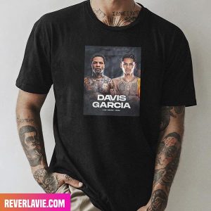 Davis vs Garcia Boxing Fight Game New Poster Style T-Shirt