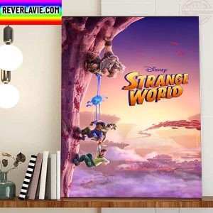 Disney Strange World RealD 3D Poster Home Decor Poster Canvas
