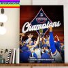 Durham Bulls Champions 2022 Triple A National Championship Home Decor Poster Canvas
