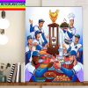 Durham Bulls Happy Thanksgiving Home Decor Poster Canvas