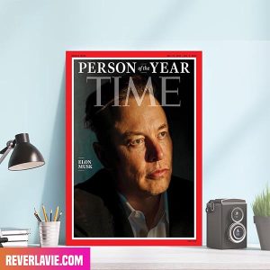 Elon Musk People Of The Year Poster