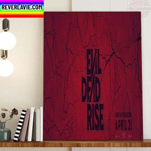 Evil Dead Rise The Official Logo Home Decor Poster Canvas