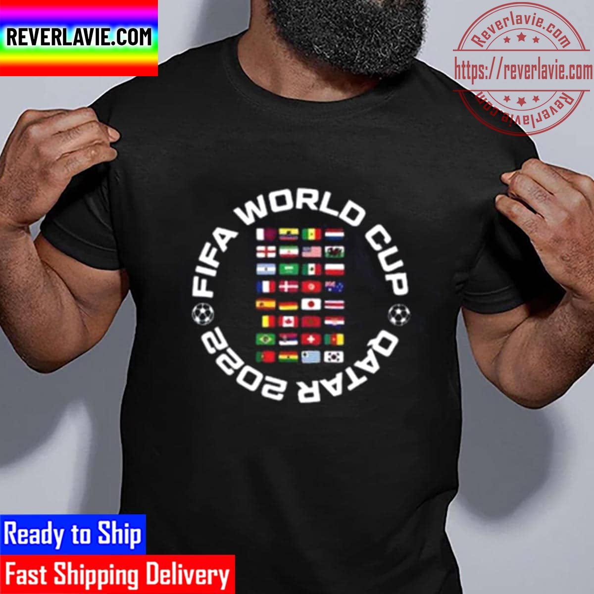 FIFA World Cup 2022 Qatar 32 National Teams Unisex T-Shirt FIFA World Cup 2022 Qatar 32 National Teams Unisex T-Shirt