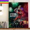 Houston Astros 2022 World Series Champions Home Decor Poster Canvas