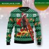 Jing Beer Pizza Cat Ugly Christmas Sweater