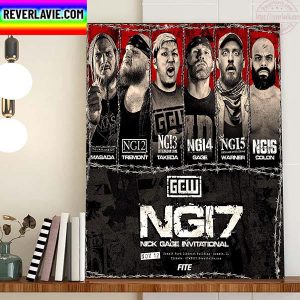 GCW NGI 7 Nick Gage Invitational On FITE Home Decor Poster Canvas