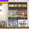 Geno Smith Comeback Player Of The Year 2022 NFL On Fox Midseason Awards Home Decor Poster Canvas