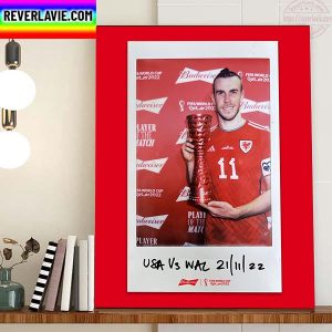 Gareth Bale Is Budweiser Player Of The Match Home Decor Poster Canvas