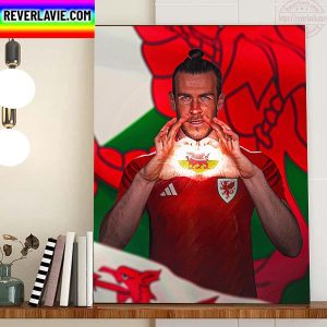 Gareth Bale Score First Goal At World Cup In 64 Years For Wales Home Decor Poster Canvas