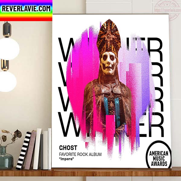 Ghost Wins AMAs Award For Favorite Rock Album Impera Home Decor Poster Canvas Ghost Wins AMAs Award For Favorite Rock Album Impera Home Decor Poster Canvas