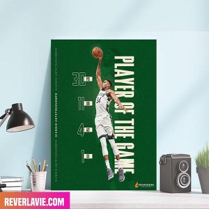 Giannis Antetokounmpo Milwaukee Bucks 30-piece Player Of The Week Poster