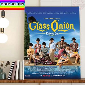 Glass Onion A Knives Out Mystery Home Decor Poster Canvas