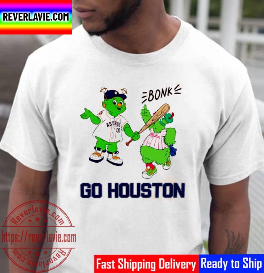 Go Houston 2022 MLB World Series Houston Astros Bonk Philadelphia Phillies Unisex T-Shirt Go Houston 2022 MLB World Series Houston Astros Bonk Philadelphia Phillies Unisex T-Shirt