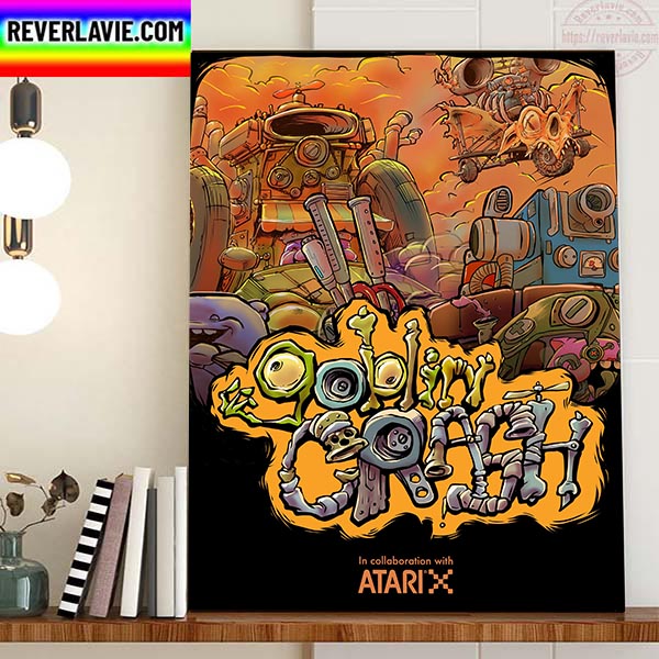 Goblin Crash In Collaboration With Atari X Home Decor Poster Canvas Goblin Crash In Collaboration With Atari X Home Decor Poster Canvas
