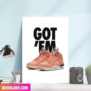 Got ’em Air Jordan 5 x DJ Khaled Poster