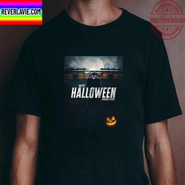 Happy Halloween X Baltimore Ravens NFL Unisex T-Shirt Happy Halloween X Baltimore Ravens NFL Unisex T-Shirt
