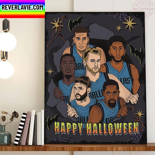 Happy Halloween X Dallas Mavericks NBA Home Decor Poster Canvas Happy Halloween X Dallas Mavericks NBA Home Decor Poster Canvas