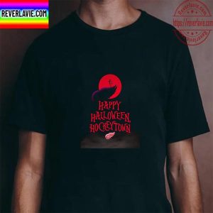 Happy Halloween X Detroit Red Wings NHL Have A Safe And Spooky Day Unisex T-Shirt